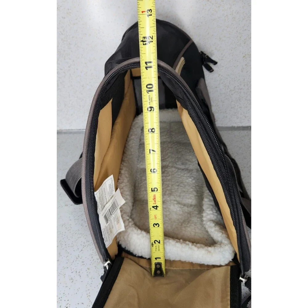 Bergan Comfort Carrier Bag Airline Approved Small Pets Dog/Cat Black Brown